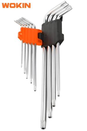 Llave torx seguridad 9Pz larga Wokin 606