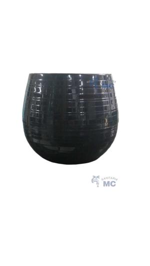 MACETA AUTORRIEGO 5 17.8X15.8CMS NEGRO (PFW)