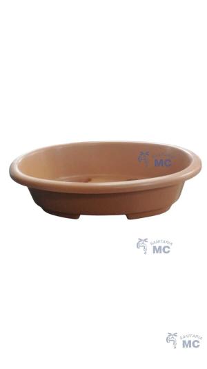MACETA BONSAI 0VAL 23X6CM SIMIL BARRO (PFW)