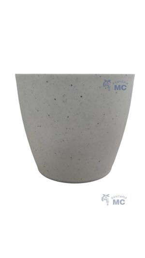 MACETA NORDICA ENLOZADA 22 BLANCO GRAN (PFW)