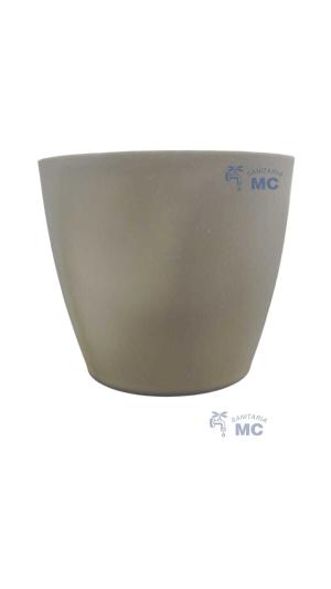 MACETA NORDICA ENLOZADO 22 LOZA BEIGE (PFW)