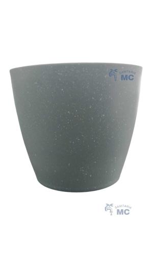MACETA NORDICA ENLOZADO 22 LOZA VERDE SALVIA(PFW)