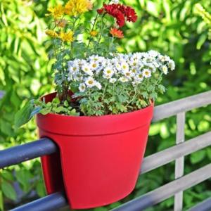 MACETA PARA BALCON GRIS 28X25(PFW)