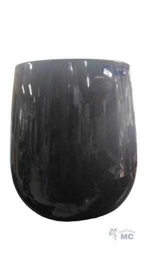 MACETA UOVO CHICO 31X34 NEGRO (PFW)
