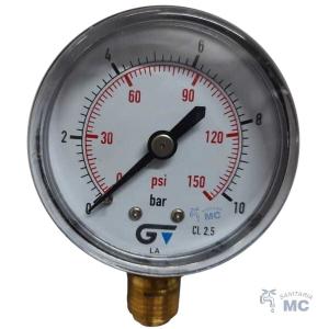 MANOMETRO 0-10KG/CM2 G.ABS CHICO (PFW)
