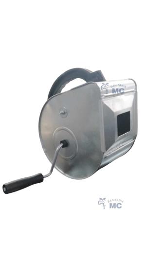 MAQUINA BALAI ACERO INOXIDABLE MEDIANA ASA NEGRA (PFW)