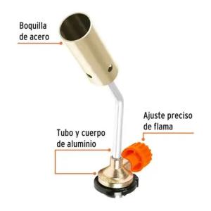 MECHERO ENCEDEDOR MANUAL LATA 1/4 VUELTA TRUPER (PFW)