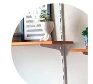 MENSULA soporte riel simple 30 cm (PFW)