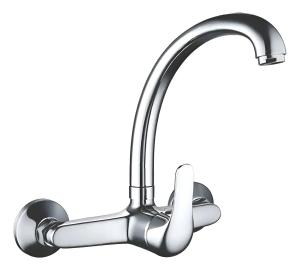 MEZCLADORA MONOCOMANDO COCINA 20 S/ALTA ECOFACO [CROMO]