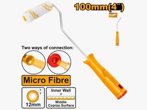 MINI RODILLO LARGO MICROFIBRA 100MM 4” P/INTERIOR INGCO