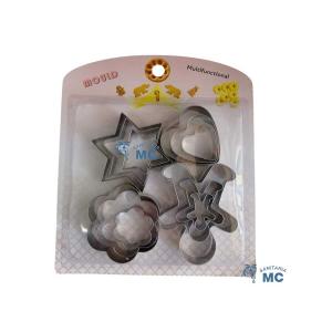 MOLDE PARA GALLETYAS VARIAS FIGURAS 12 PIEZAS (pfw)