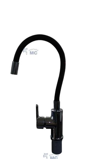 MONOCOMANDO MESADA Bronce 35 pico FLEX Negro(PFW)