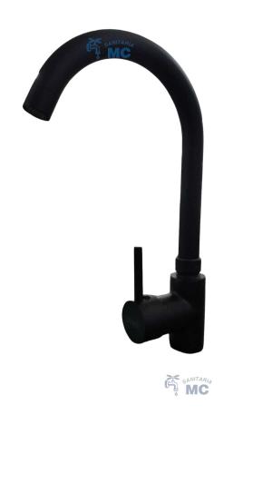 MONOCOMANDO MESADA TAU 35 ZINC NEGRO(PFW)