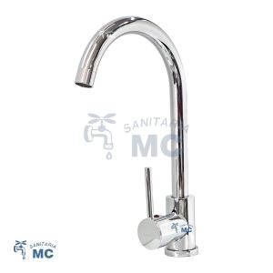 MONOCOMANDO MESADA TAU ACERO INOX PALITO ZANETTI [CROMADO]