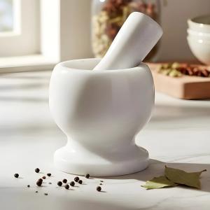 MORTERO DE MARMOL -0-BLANCO