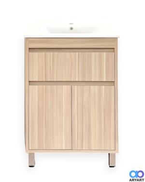 MUEBLE P/BAÑO CON BACHA CAJON 2P 60X46X86