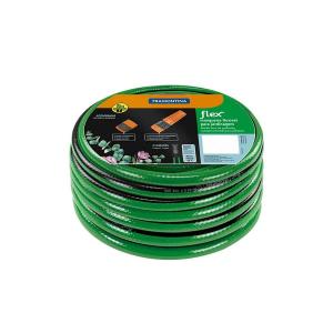 Manguera P/Jardín 15m/1/2'' C/Acoples Verde y Negra Tramonti