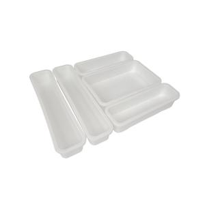 ORGANIZADOR DE CAJONES 5 PIEZAS BLANCO