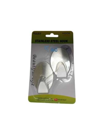 PERCHAS AC INOX 4 UNIDADES AUTOADHESIVAS