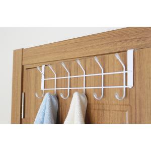 PERCHERO DE PUERTA 50x9.5x14.5CM METAL BLANCO