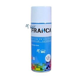 PINTURA EN AEROSOL BLANCO MATE 400ML (4) FRANCA (PFW)