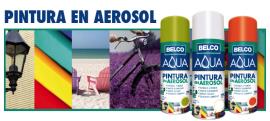 PINTURA EN AEROSOL BLANCO SATINADO BELCO AQUA 400 ML