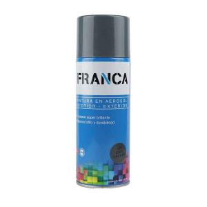 PINTURA EN AEROSOL ESMALTE GRIS OSCURO 400ml REF.301 FRANCA