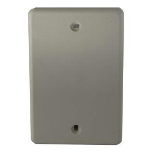 PLAQUETA CIEGA TAPA RECTANGULAR PARA ENCHUFE ELECTRICIDAD