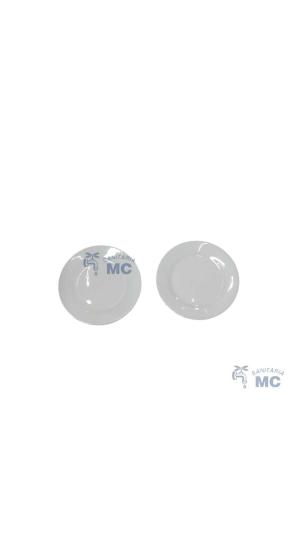 PLATO CERAMICA BCO C BORDE 20 CMS (PFW)