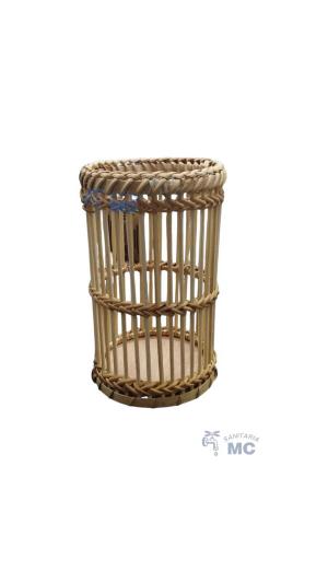 PORTA MENAGE BAMBOO 10CM DIA X 17 CM ALTO(PFW)