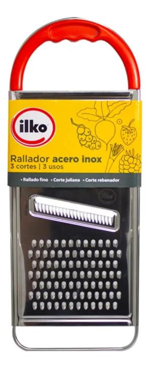 RALLADOR PLANO ILKO AC INOX 3 CORTES