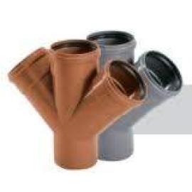 RAMAL DOBLE 45º MH 110MM PVC Redi