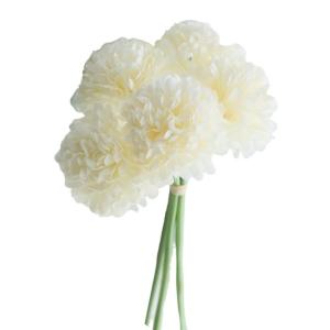 RAMO 5 FLORES ARTIFICIAL 23CM BLANCO