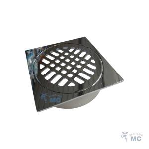 REJA 10X10 C/BASE CROMO C/R base pvc   ML