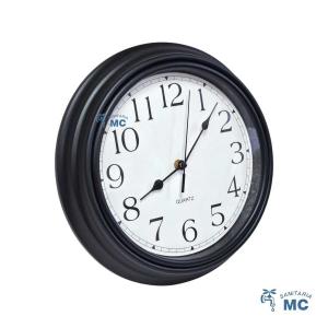 RELOJ PARED 30 CMS. ANTIQUE MARCO ANCHO (P)