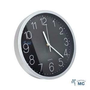 RELOJ PARED REDONDO 30 CMS 4 COL (P)