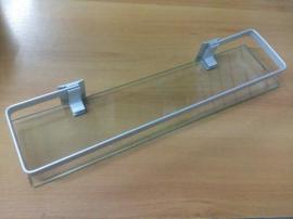 REPISA DE BAÑO ALUMINIO Y VIDRIO