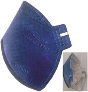 Respirador Barbijo PFF2(S) modelo 2302-p2 Azul