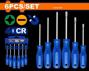 SET 6 DESTORNILLADORES  PALETA/PHILLIPS WADFOW