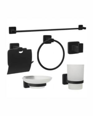 SET ACCESORIOS 6 PIEZAS BASE NEGRA  (PFW)