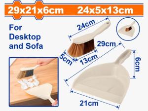 SET CEPILLO DE MANO + PALA COCINA BAÑO WADFOW