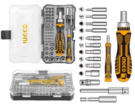 SET DESTORNILLADOR C 55 ACCESORIOS BLISTER INGCO