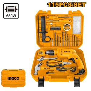SET TALADRO 680W HERRAMIENTAS SUPER SELECTAS MAS VALIJA(PFW)