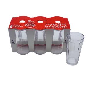 SET X 6 VASOS MOD MOZAICO 200ml