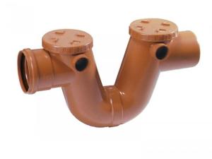 SIFÓN CON REGISTRO REDI PVC  110mm