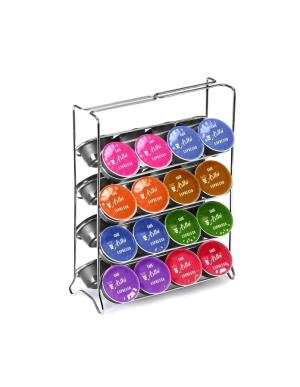 SOPORTE PARA 32 CAPSULAS DOLCE GUSTO [CROMADO]