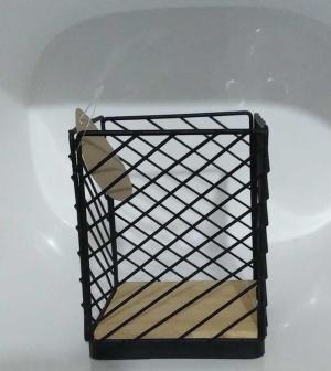 Soporte metal y madera p/utensillos cocina (10-9 atras)(PFW)
