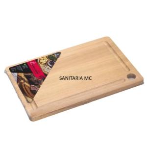 TABLA RECTANGULAR MADERA CON ORIFICIO 34X27X1.4cm