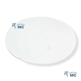 TAPA P/GRASERA REDONDA Ø25CM BLANCO AMANCO (SIN ROSCA) (PFW)