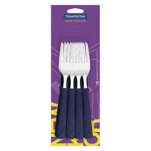 TENEDOR MESA NEW KOLOR AZUL AZUL TRAMONTINA(PFW)